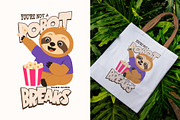 65 Sloth Character Illustrations, an Animal Illustration by Creative Stall (Thumbnail 4 of 10)