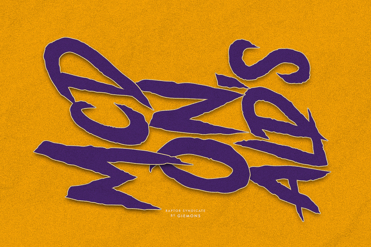 Raptor Syndicate - Halloween Font, a Serif Font by giemons™ (Photo 6 of 6)