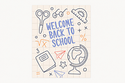 Back to School Posters Illustrations, an Education Illustration by Anna Studio (Thumbnail 16 of 18)