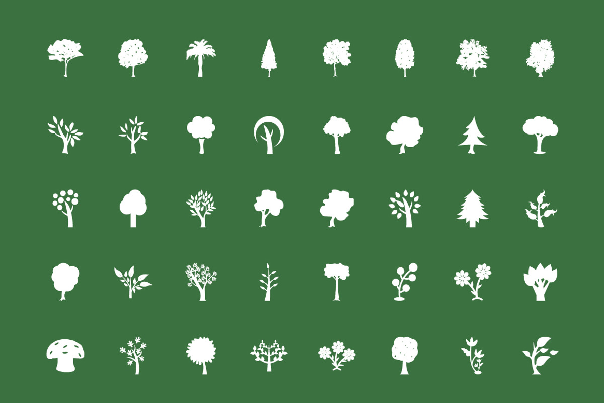 125+ Trees Vector Icons Pack, an Icon by Creative Stall