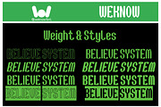 Believe System font, a Font by weknow (Thumbnail 7 of 8)