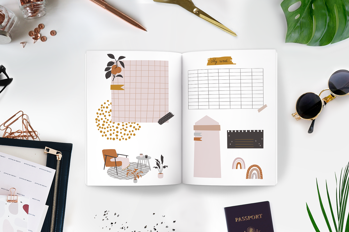 Digital bullet journaling, an Object Graphic by Digitaliya (Photo 3 of 10)