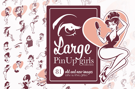 Large PinUp Girls collection