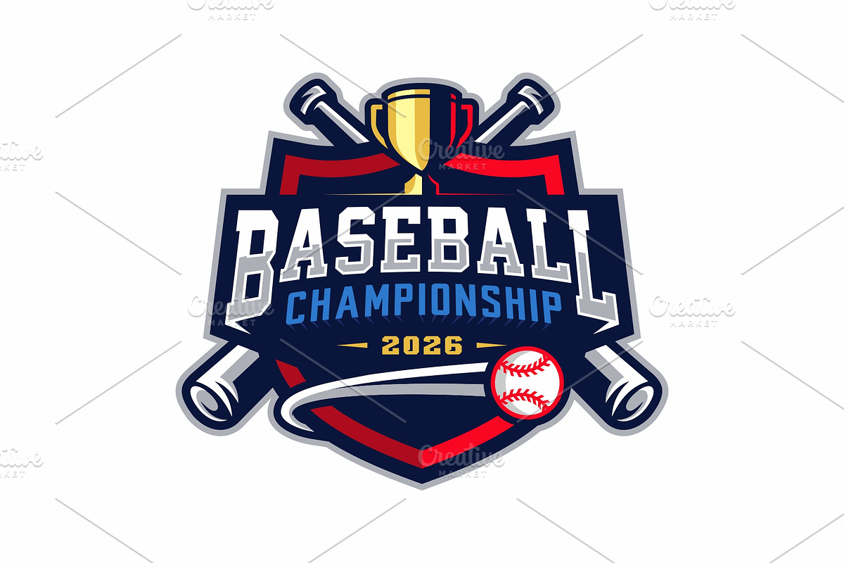 Baseball tournament logo, a Branding & Logo Template by swarnstudio (Photo 3 of 3)