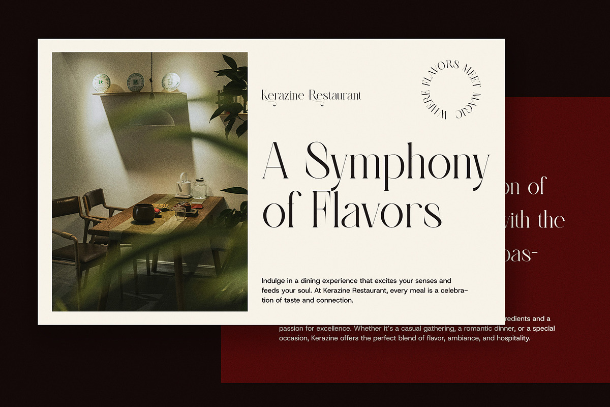Glizen Elegant Serif Font, a Serif Font by Graphicxell (Photo 3 of 8)