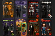 Halloween Action Figures Bundle PNG, an Object Graphic by Nina Shaw (Thumbnail 7 of 18)