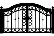 Modern Metal Gate, an Object Graphic by Creativeshirt (Thumbnail 10 of 19)
