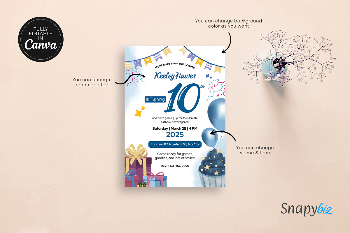 Mother's Day Brunch Invitations, an Invitation Template by Snapybiz (Photo 10 of 10)