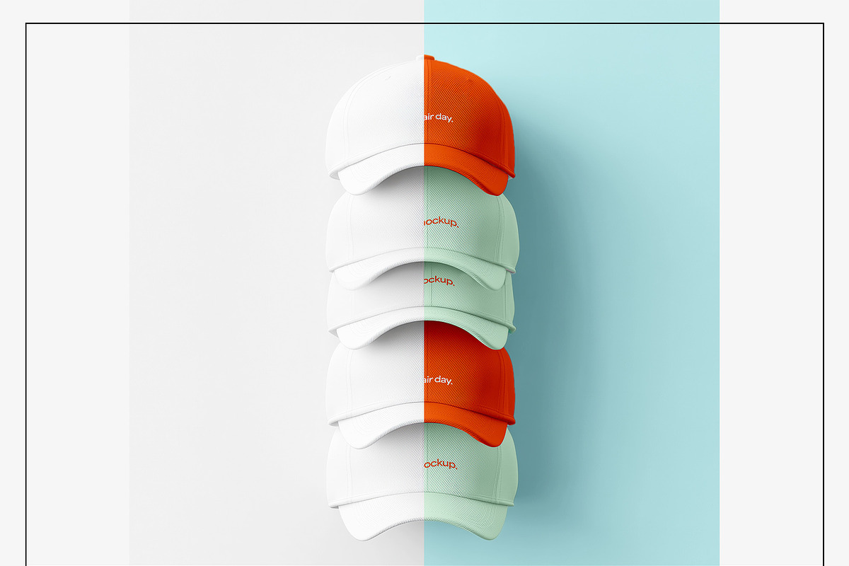 Hat & Cap Mockup Set, a Hat Mockup by Mego-studio (Photo 10 of 10)