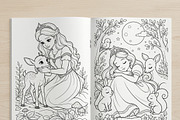 Magical Princess Coloring Book Vol38, a Person Illustration by ikarifq shop (Thumbnail 4 of 7)