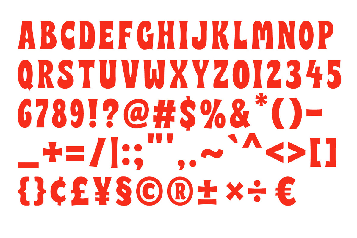 WHOLE CHOMP – Bold Display Font, a Sans Serif Font by decographstud (Photo 4 of 8)