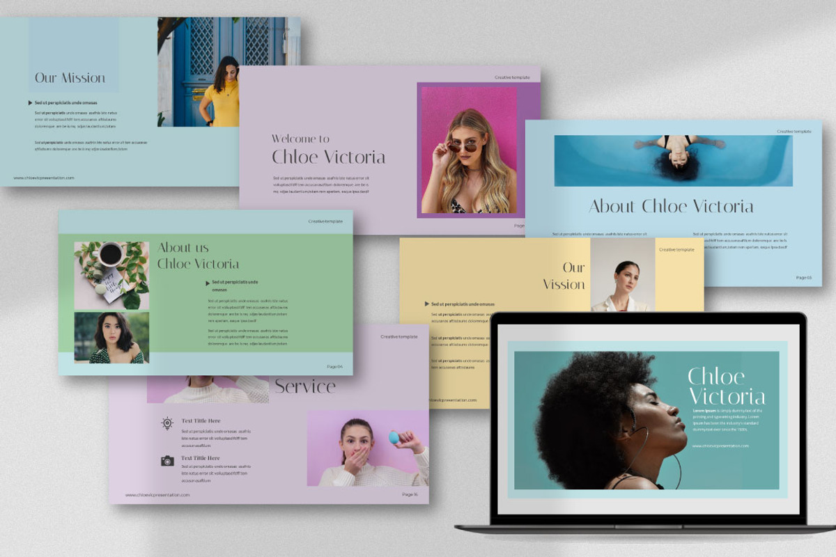 Victoria Powerpoint Template, a Presentation Template by nyilstudio