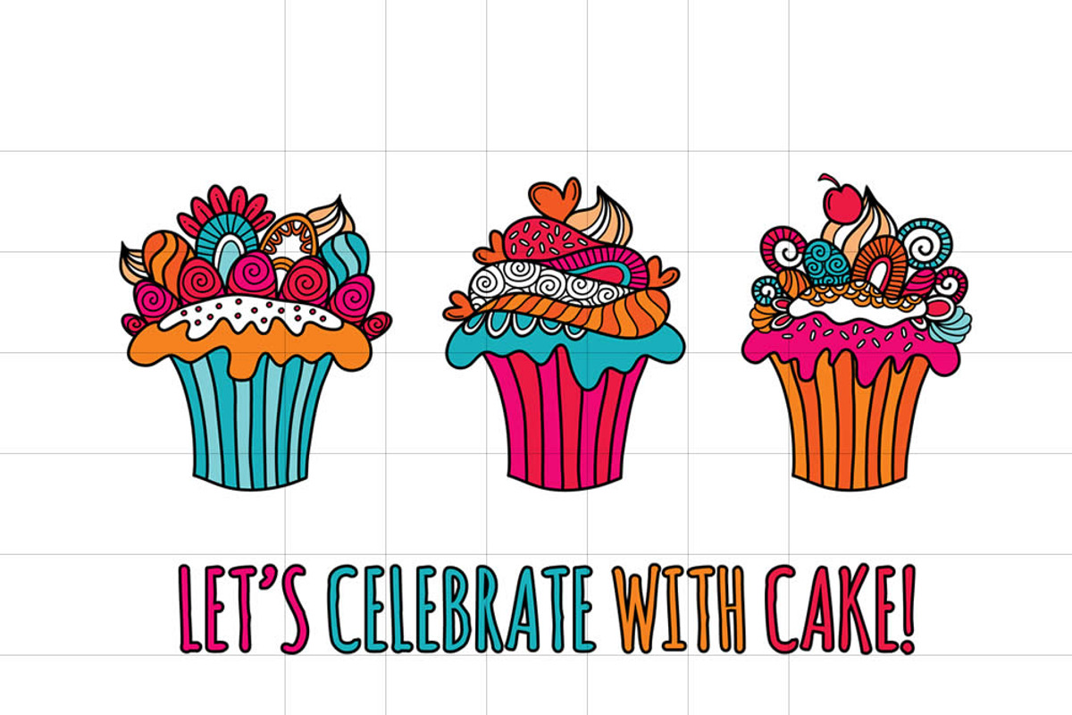 Let's Celebrate With Cake!, an Illustration by Tazi Design (Photo 3 of 3)