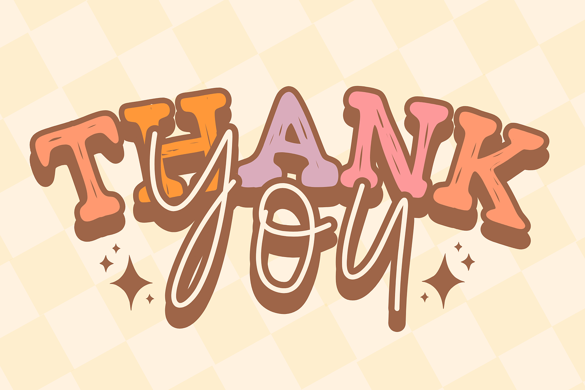 Spooky Mama is a retro duo font, a Serif Font by Brown Cupple (Photo 6 of 6)