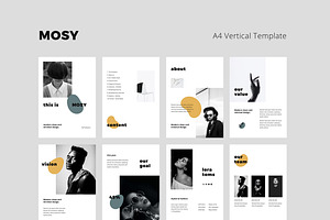 MOSY - Google Slides A4 Template