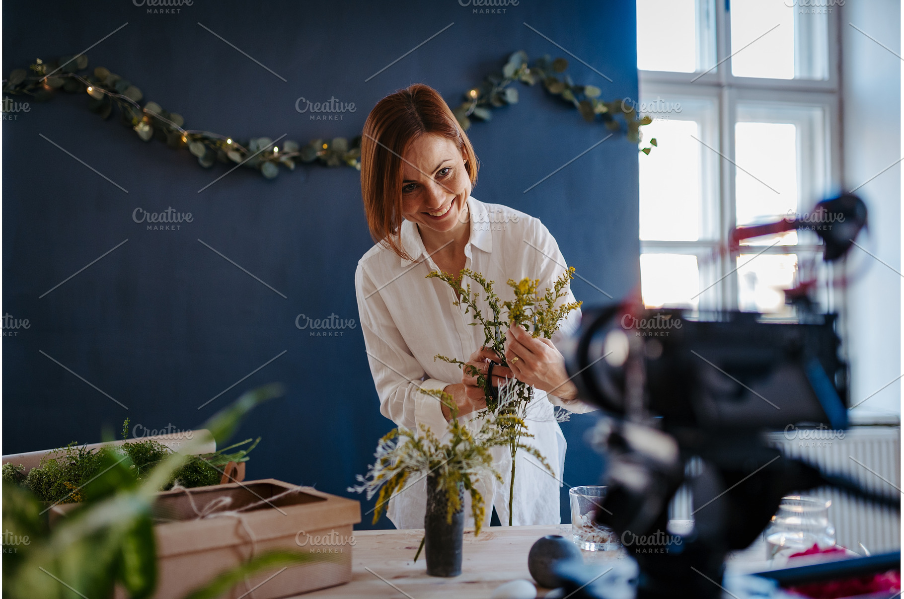 Content creator recording video, a Technology Photo by HalfPoint