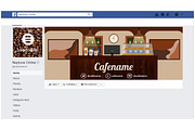 cafe facebook cover page template, a Social Media Template by NeptuneDesign (Thumbnail 2 of 4)