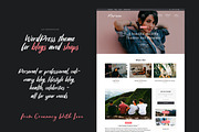 Mariann - Magazine WordPress theme, a WordPress Template by Creanncy (Thumbnail 2 of 6)