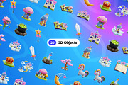 Fairytale 3D Icons, an Object 3D Model by Rakata Studio (Thumbnail 5 of 7)