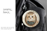 Pin Badge Collction PNG & PSD Mockup, a Product Mockup by mock-ups (Thumbnail 4 of 22)