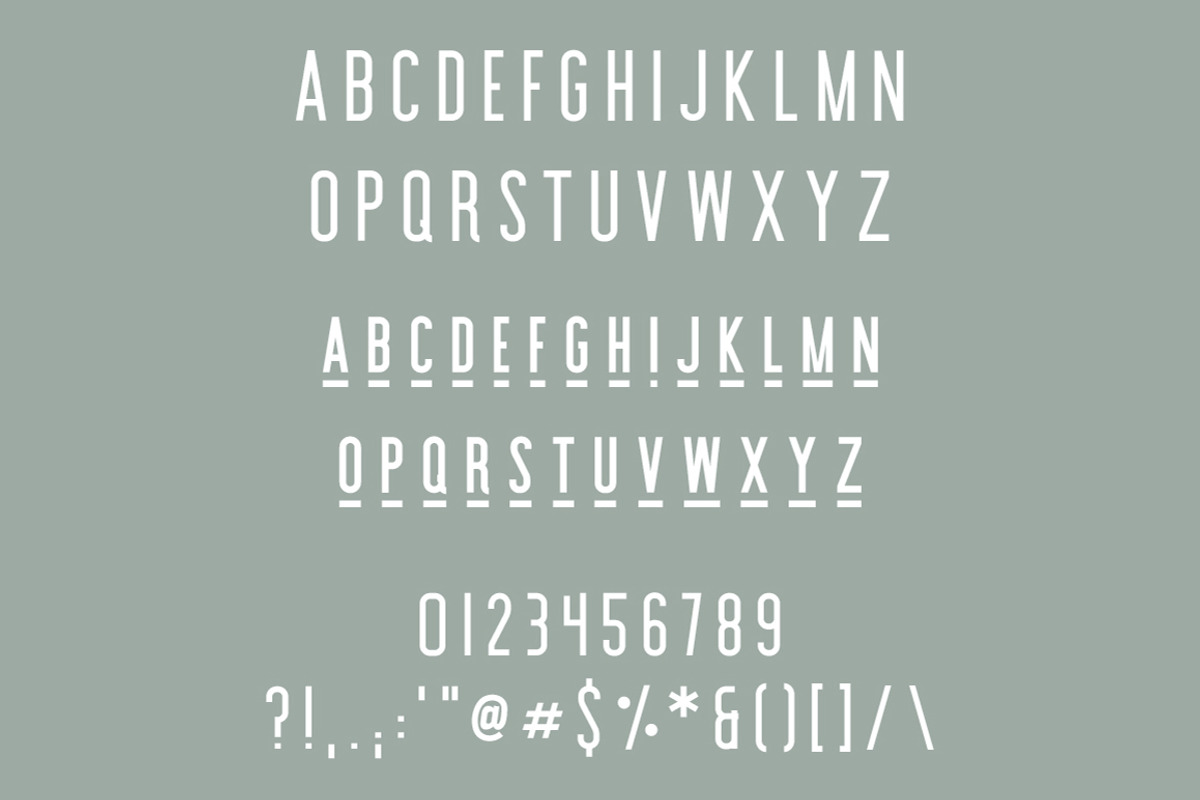 Knoxville | A Logo Creating Font preview 2