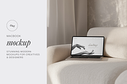Minimalistic Aesthetic Laptop Mockup, a Mac Mockup by The Ethical Agency (Thumbnail 3 of 3)