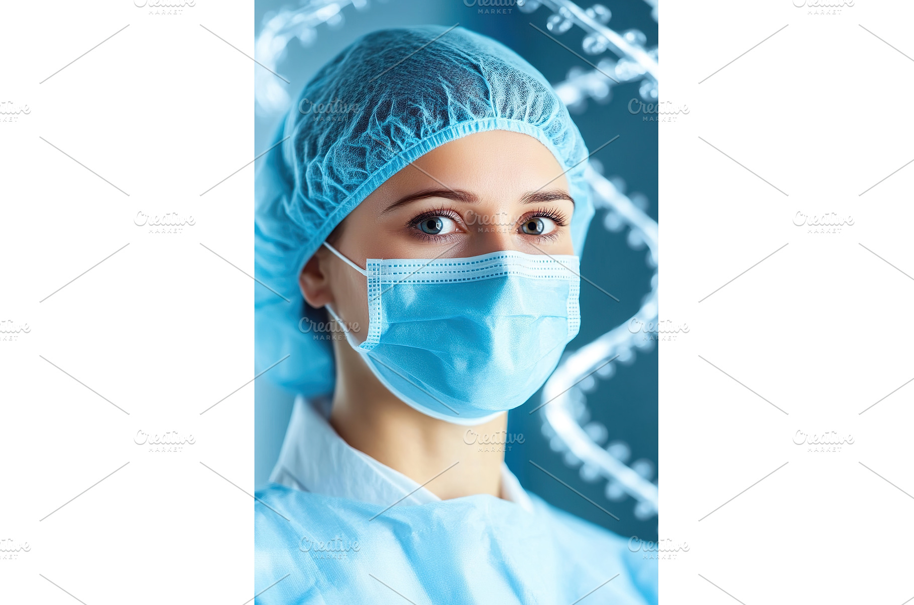 Female Nurse in Surgical Mask and, a Health & Medical Photo by Lermont51
