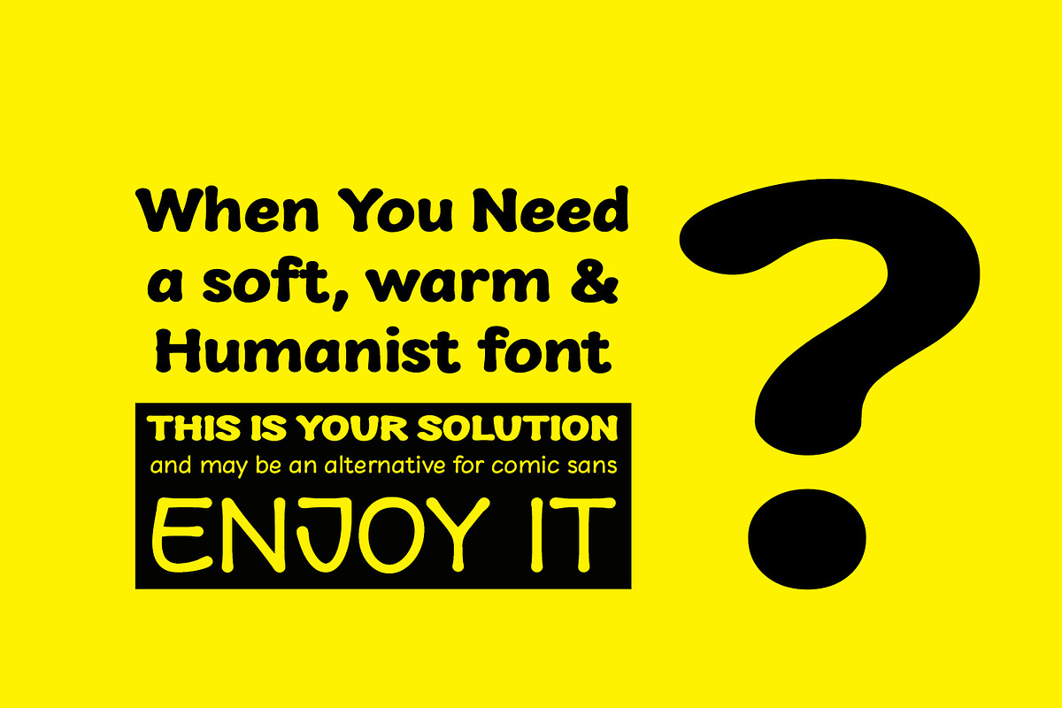 Comic Mode - Warm & Soft font family, a Sans Serif Font by Ridha-38.lineart (Photo 5 of 9)