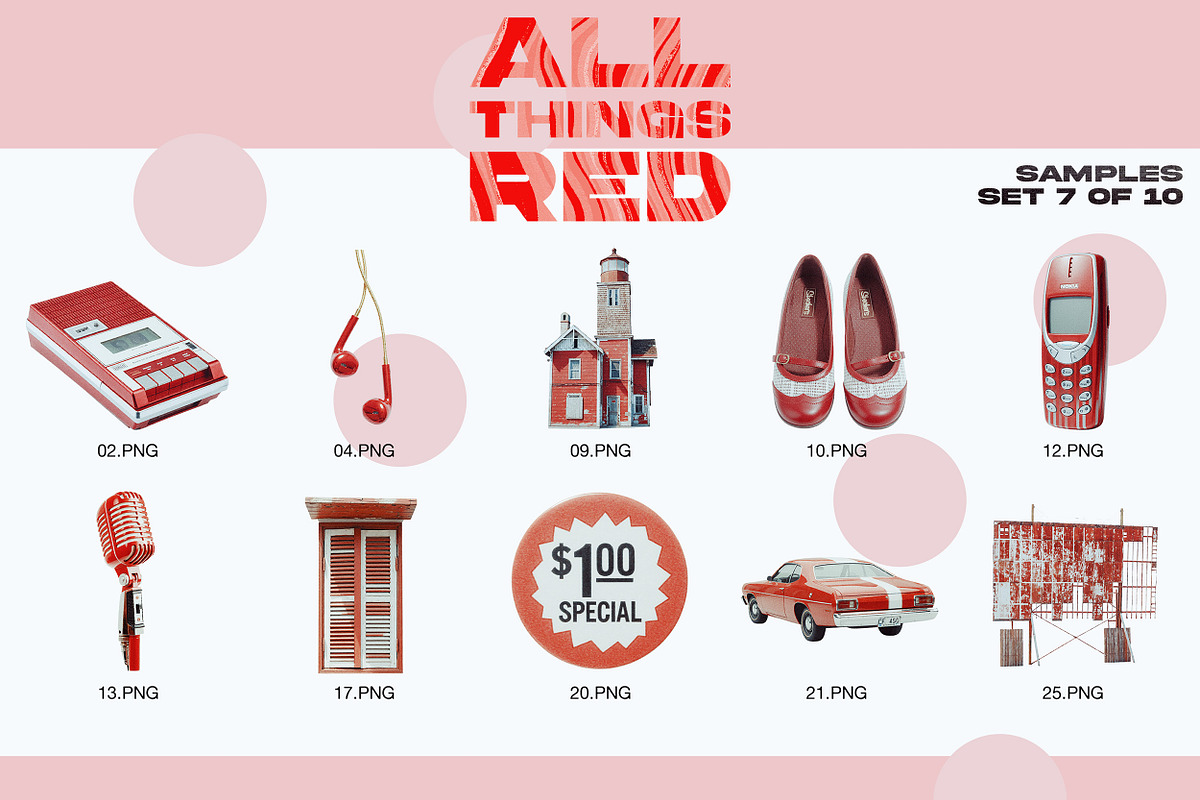 ALL THINGS RED: 250 PNG Elements, an Object Graphic by Megan Aili Designs (Photo 11 of 17)