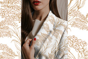 Golden Blossom Flowers, a Pattern Graphic by MalyskaStudio (Thumbnail 12 of 12)