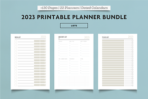 2023 Ring Planner Bundle - A6