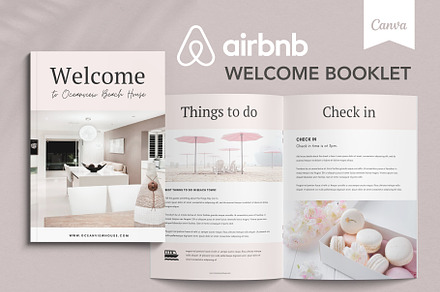 Airbnb Welcome Book Template Canva