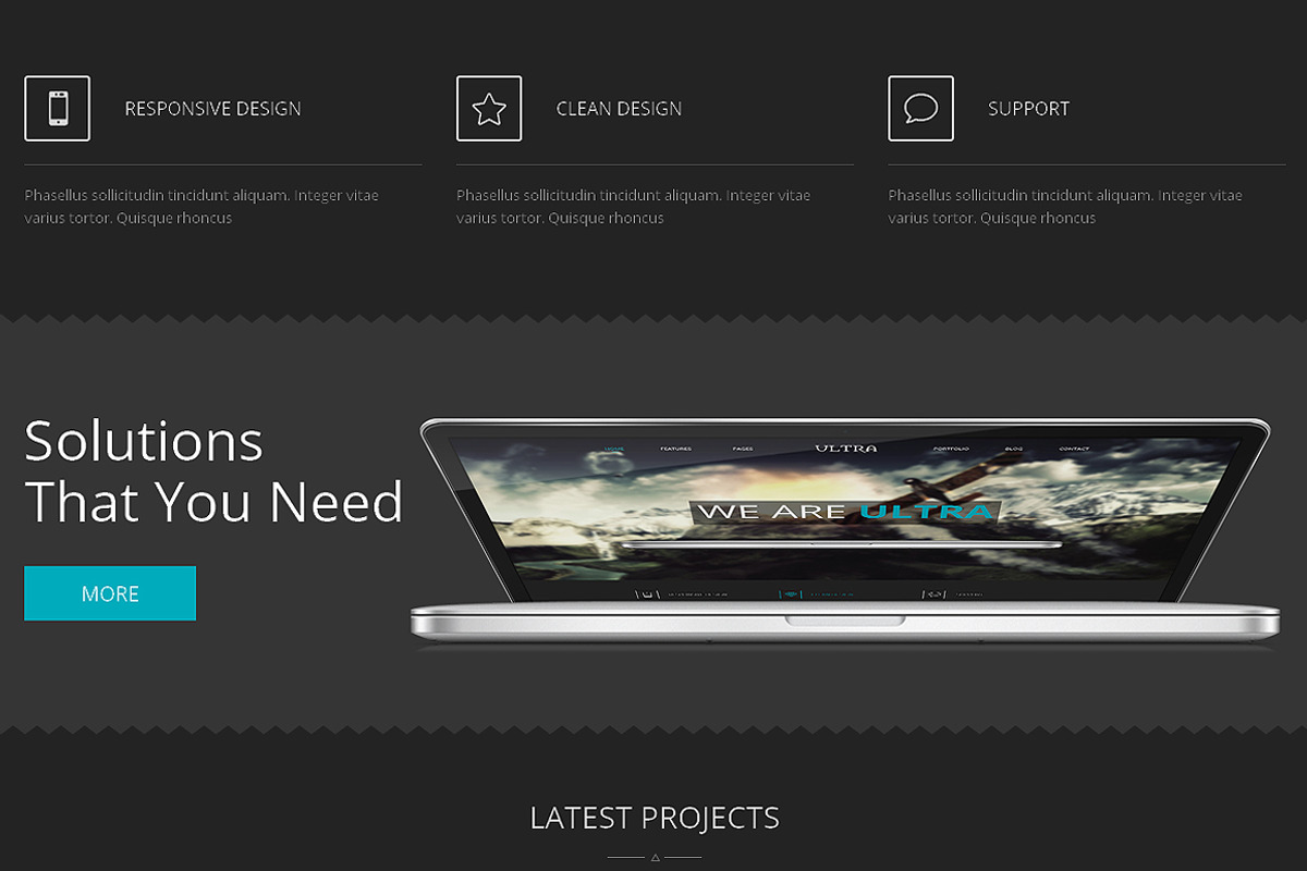 Ultra Responsive Bootstrap Template, a Bootstrap Template by IceTemplates