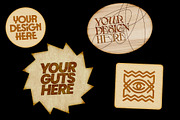 Wooden Badge Generator, a Product Mockup by BULBFISH (Thumbnail 9 of 10)