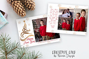 Christmas Card Template, a Card Template by Rovena Design (Thumbnail 2 of 2)
