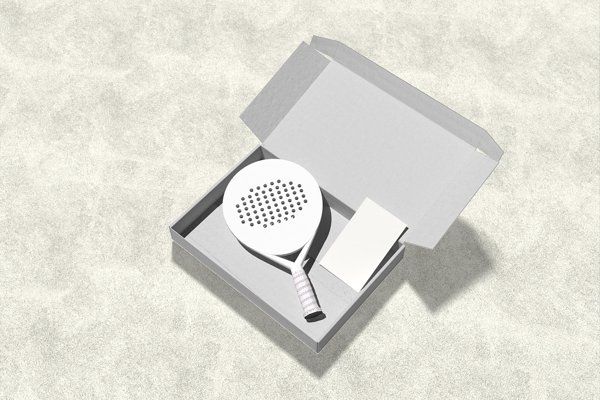 Paddle Box Mockup, a Packaging Mockup by Unerispace