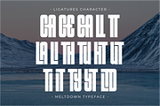 Meltdown - Condensed Sans Serif, a Sans Serif Font by Pian45 Studio (Thumbnail 8 of 8)