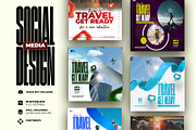 5 Social Media travel Templates, a Social Media Template by graphic bakers (Thumbnail 10 of 10)