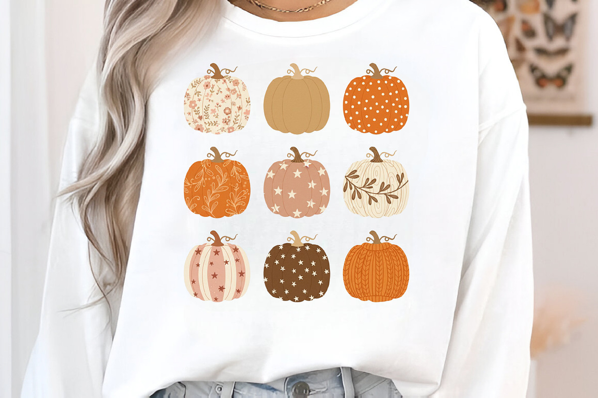 Pastel Pumpkin Coquette Fall Autumn, an Illustration by Craft Nest (Photo 2 of 6)
