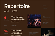 Theatre Event Schedule Poster, a Flyer Template by Danil Polshin (Thumbnail 7 of 8)