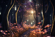 Magical Forest, a Background Graphic by Printable Treasure (Thumbnail 6 of 8)