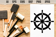 Stencils Nautical Wheel Lifebuoy, a Technology Illustration by MARYCRAFTIRIA (Thumbnail 3 of 3)