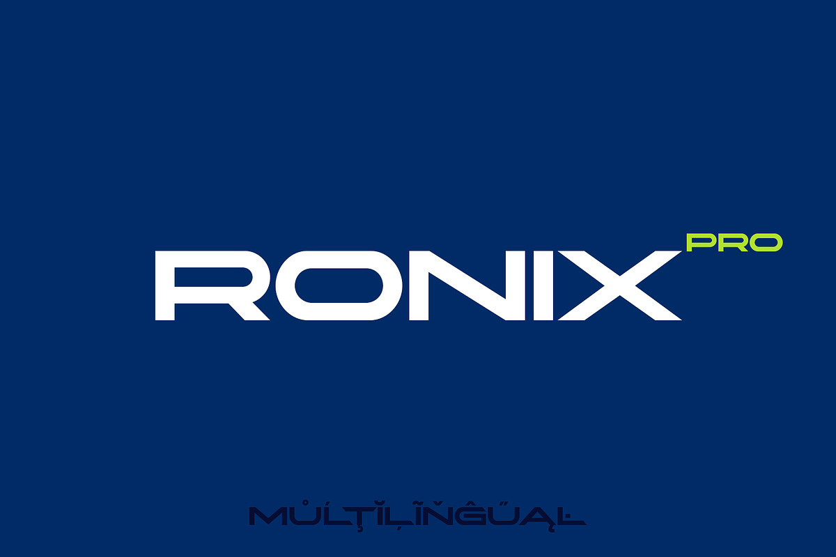 Ronix Pro, a Sans Serif Font by Sentavio (Photo 1 of 6)