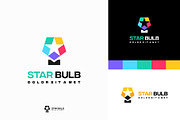Set of Star Idea logo Template, a Branding & Logo Template by Lucky Creative (Thumbnail 4 of 5)