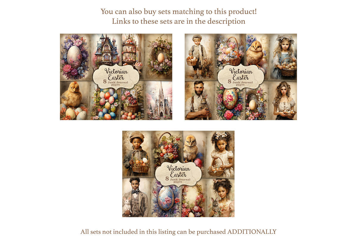 Victorian Easter Ephemera, a Seasonal Illustration by GlamArtZhanna (Photo 2 of 10)
