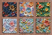 3D Floral Pattern Background, a Pattern Graphic by protabsorkar11 (Thumbnail 2 of 4)