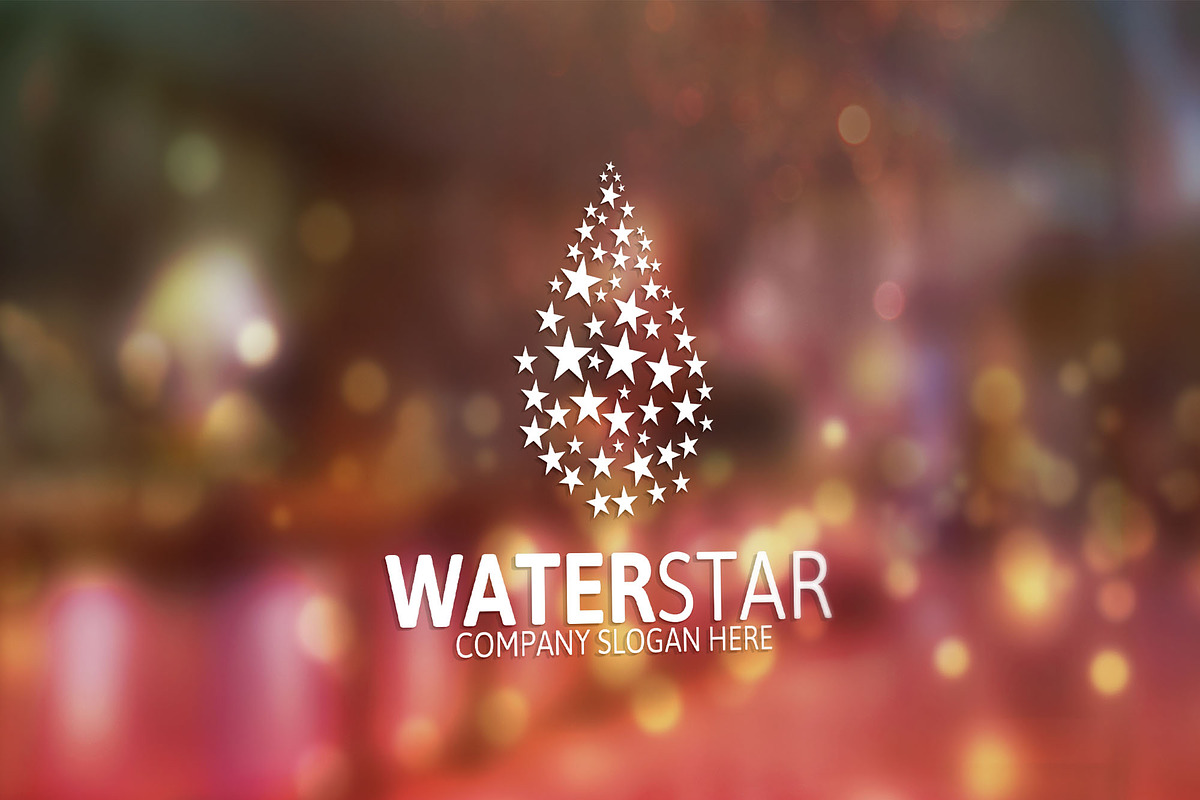 Water Star Logo, a Branding & Logo Template by Josuf Media