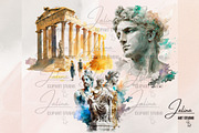 Greek Mythology Clipart PNG Bundle, an Illustration by Jalina Clipart Studio (Thumbnail 7 of 9)