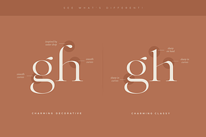 Charming - Classy & Decorative Font