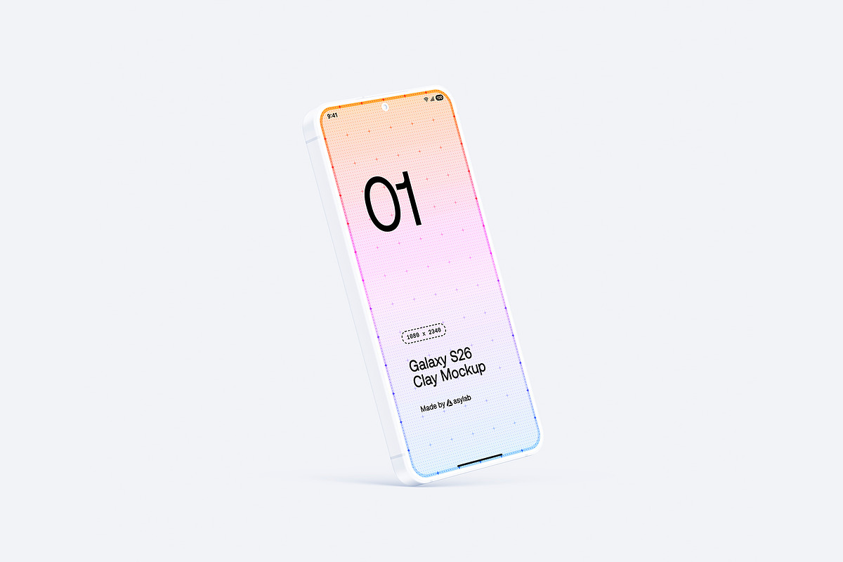 Galaxy S26 Clay - 24 Mockups Scenes, an Android Mockup by Asylab (Photo 47 of 62)